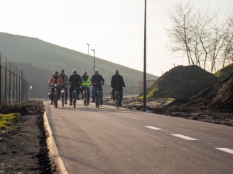 Nieuw fietspad in North Sea Port officieel ingehuldigd