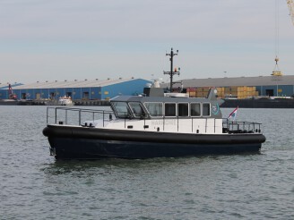 Nieuwe peilboot van North Sea Port vaart langs beide kanten van de grens