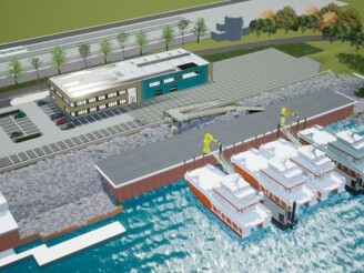 North Sea Port bouwt kade en steigers voor Ørsted