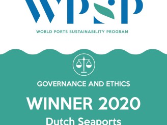 Nederlandse Zeehavens winnen internationale duurzaamheidsprijs