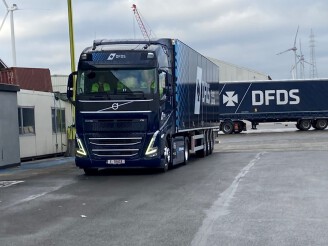 Eerste E-truck voor DFDS in North Sea Port