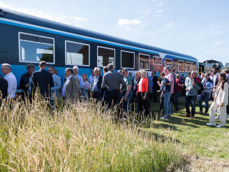 Veel belangstelling voor unieke treinreis door de haven