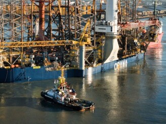 De OBANA komt aan in North Sea Port