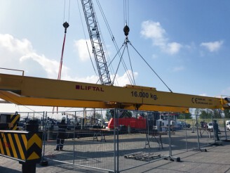 An exciting project - crane installed within an hour