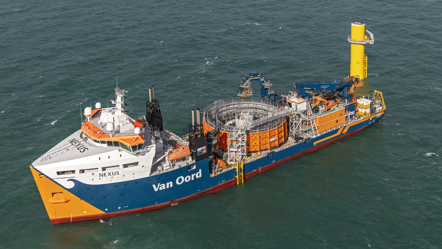 Van Oord Cable Laying Vesse